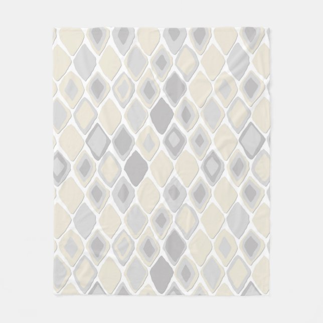 Almas diamond ikat rein fleecedecke (Vorderseite)