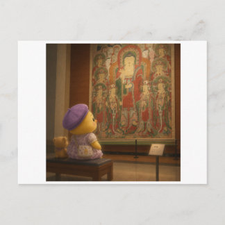 Almas Museumsreise – Koreanische buddhistische Kun Postkarte