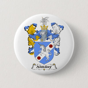 Almasy 3 Familien-ungarisches Wappen Button