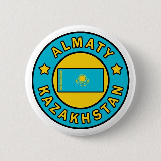 Almaty Kasachstan Button (Vorderseite)