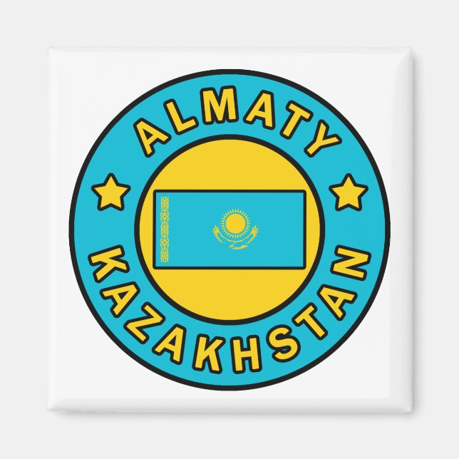 Almaty Kasachstan Magnet (Vorne)
