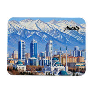 Almaty Kasachstan Reise  Magnet