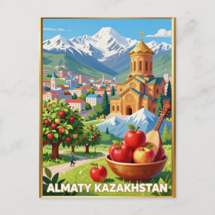 Almaty Tian Shan Bergreisen Postkarte