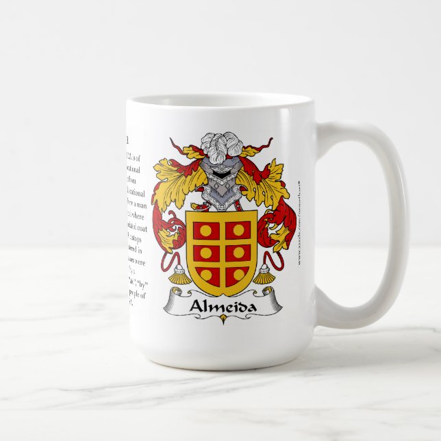 Almeida Familien-Wappen Tasse (Rechts)