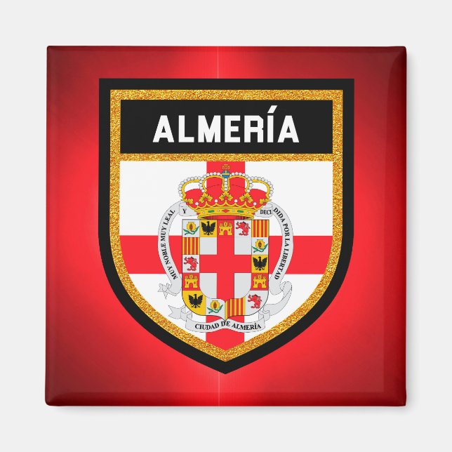 Almería Flag Magnet (Vorne)