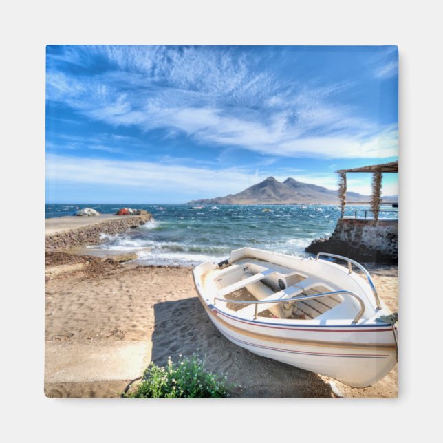 Almería, La Isleta del Moro | Mar Mediterráneo Magnet (Vorne)