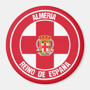 Almería Round Emblem Magnet