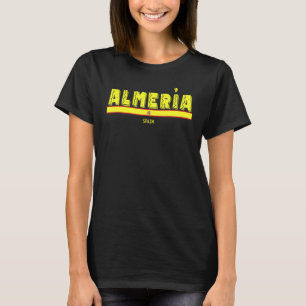 Almería Spanien Fahne Espana Touristeninformation T-Shirt