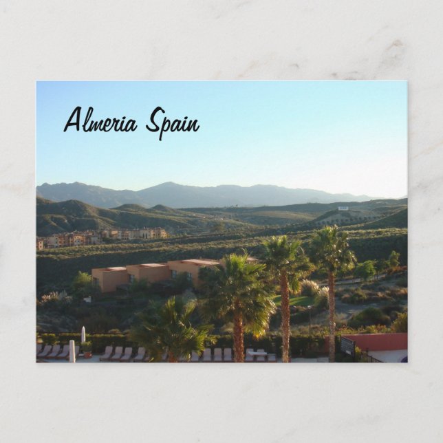 Almeria Spanien Postkarte (Vorderseite)