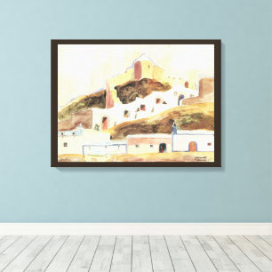 Almeria von Walter Gramatte, Vintage Expressionism Leinwanddruck