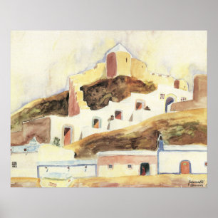 Almeria von Walter Gramatte, Vintage Expressionism Poster
