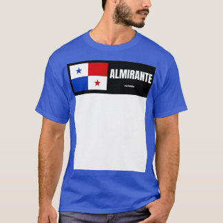 Almirante Stadt mit Panama-Flagge T-Shirt