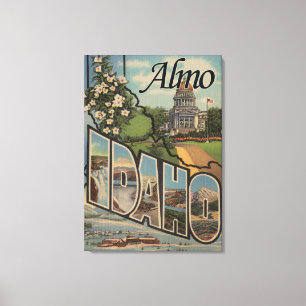 Almo, IdahoLarge Buchstabe ScenesAlmo, Leinwanddruck