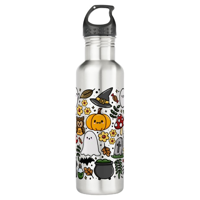Almofada com estampa fofa de Halloween Edelstahlflasche (Vorderseite)