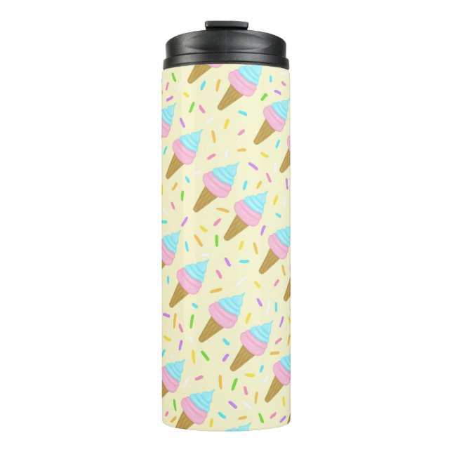 Almofada fofa com estampa contínua de sorvetes thermosbecher (Vorderseite)