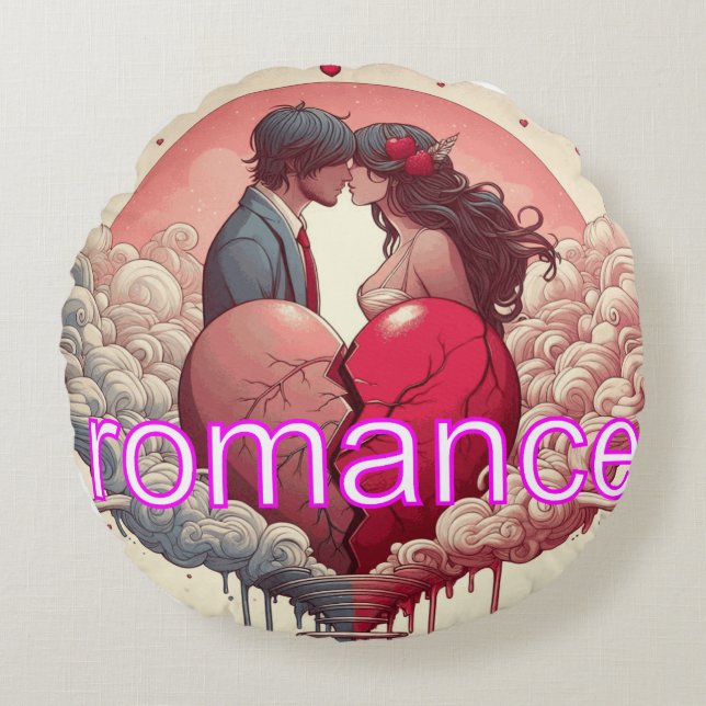 Almofada Redonda Rundes Kissen (Vorderseite)