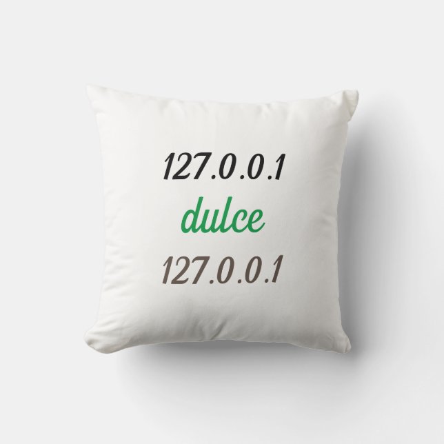 Almohada 127.0.0.1 dulce 127.0.0.1 kissen (Vorderseite)