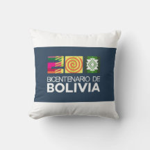 Almohada bicentenario de Bolivien