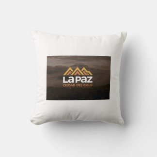 Almohada La Paz ciudad del cielo Kissen