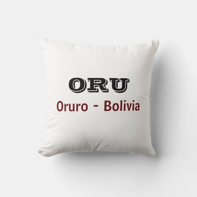 Almohada Oruro - Bolivia Kissen (Vorderseite)