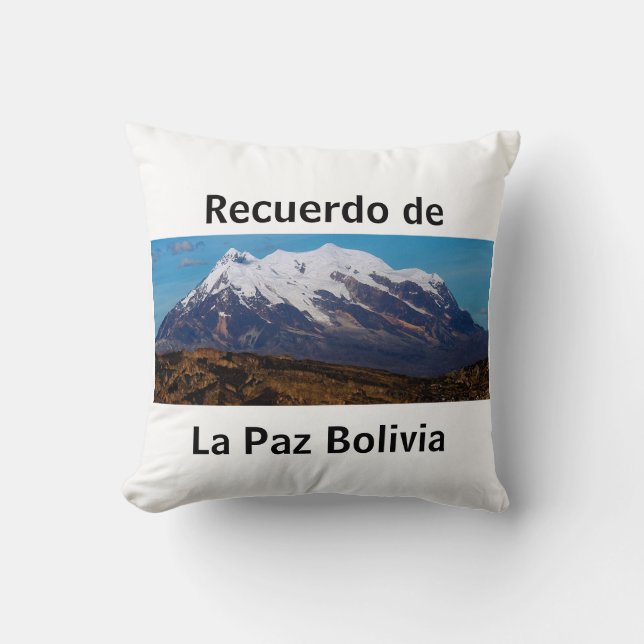 Almohada recuerdo de La Paz Kissen (Vorderseite)