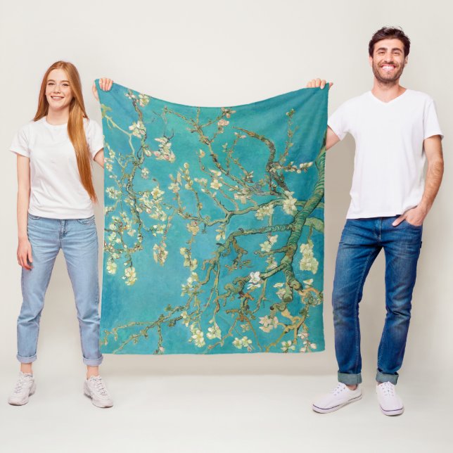 Almond Blossom, 1890 von Vincent van Gogh Fleecedecke (Beispiel)