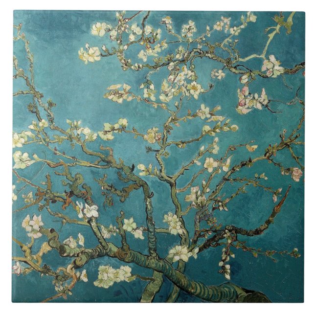 Almond Blossom Tile Fliese (Vorderseite)