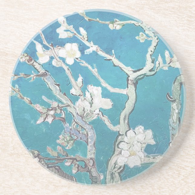 Almond Blossom Van Gogh Art Getränkeuntersetzer (Vorne)