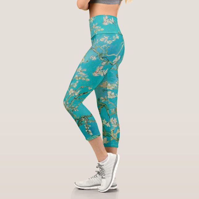 Almond Blossom Van Gogh Capri Leggings (Links)