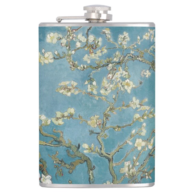 Almond Blossom Van Gogh Flachmann (Vorderseite)