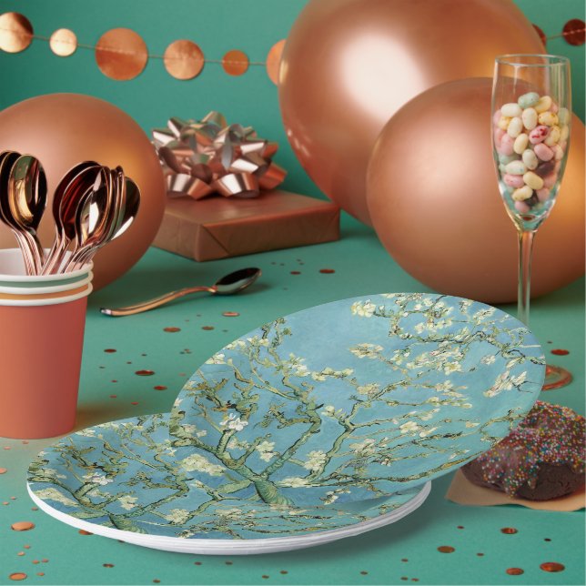 Almond blossom, Van Gogh Pappteller (Multi)