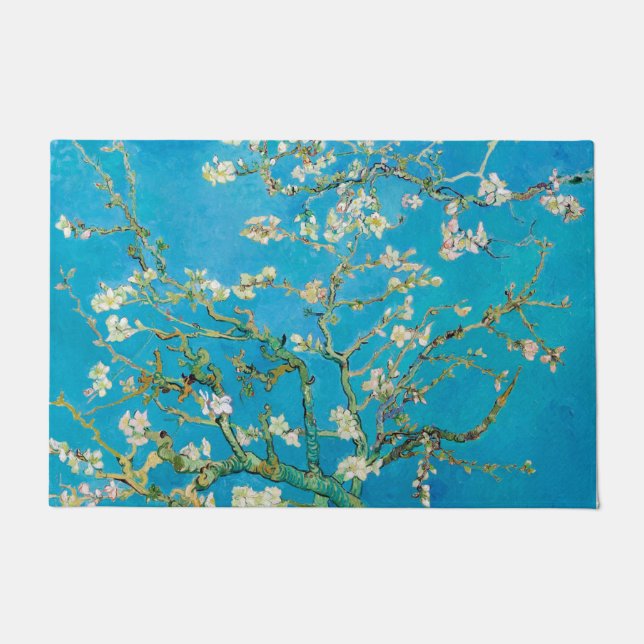Almond Blossom, Vincent van Gogh Fußmatte (Vorderseite)