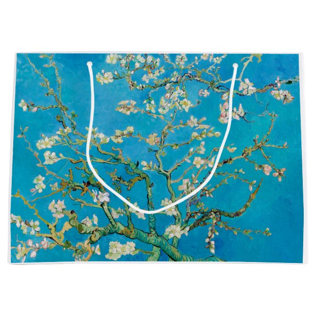 Almond Blossom, Vincent van Gogh Große Geschenktüte (Vorderseite)