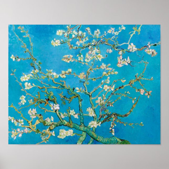 Almond Blossom, Vincent van Gogh Poster (Vorne)