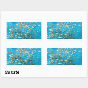 Almond Blossom Vincent Van Gogh Rechteckiger Aufkleber