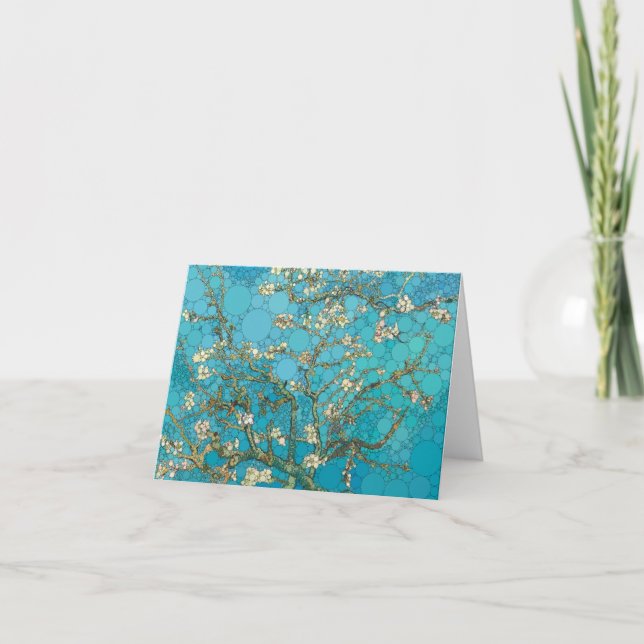 Almond Blossom von After Vincent van Gogh Dankeskarte (Vorderseite)