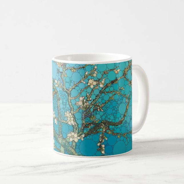 Almond Blossom von After Vincent van Gogh Kaffeetasse (VorderseiteRechts)