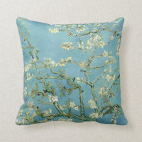 Almond Blossom von Van Gogh Fine Art Pillow
