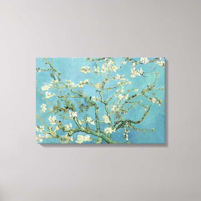 Almond Blossom von Van Gogh Triple Panel Leinwand (Vorderseite)