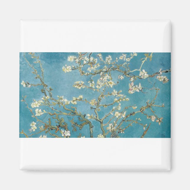 Almond Blossom von Vincent van Gogh Magnet (Vorne)