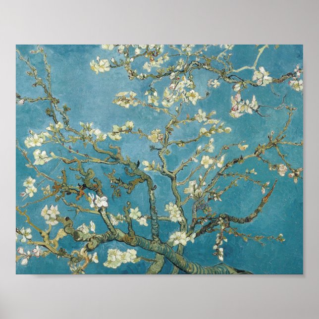Almond Blossom von Vincent Van Gogh Poster (Vorne)