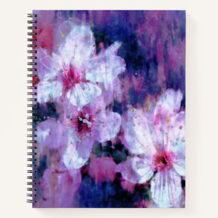 Almond Blossom Watercolor Notizbuch