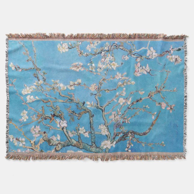 Almond Blossoms Blauer Vincent van Gogh Malerei Decke (Vorderseite)