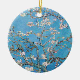 Almond Blossoms Blauer Vincent van Gogh Malerei Keramik Ornament