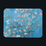 Almond Blossoms Blauer Vincent van Gogh Malerei Magnet<br><div class="desc">Vincent van Gogh (Niederländisch, 1853 - 1890) Almond Blossom, 1890, Oil on Leinwand Ungerahmt: 73, 3 cm x 92, 4 cm Vincent van Gogh malte dieses Stillleben von Mandelblüten gegen einen blauen Himmel für seinen Neugeborenen, der nach ihm benannt wurde. Der Mandelbaum ist ein Symbol dieses neuen Lebens. Dieser Baum...</div>