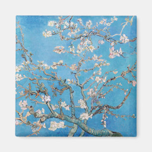 Almond Blossoms Blauer Vincent van Gogh Malerei Magnet