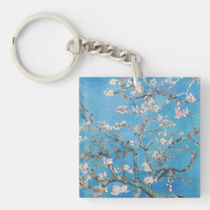 Almond Blossoms Blauer Vincent van Gogh Malerei Schlüsselanhänger