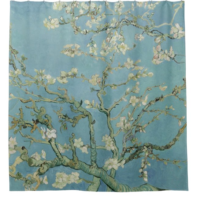 Almond Blossoms Painting by Van Gogh Duschvorhang (Vorderseite)
