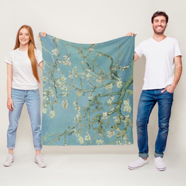 Almond Blossoms Painting by Van Gogh Fleecedecke (Beispiel)