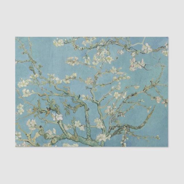 Almond Blossoms Painting by Van Gogh Seidenpapier (Vorderseite)
